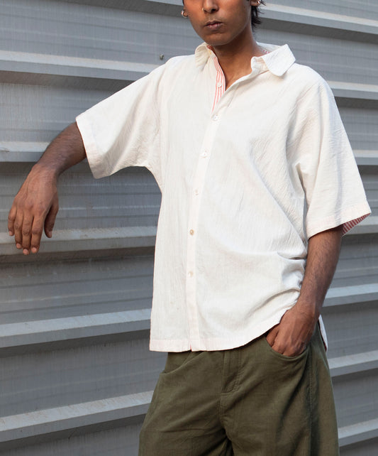 Live-in shirt: White/red (Unisex)